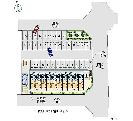 ★手数料０円★仙台市宮城野区福田町南１丁目　月極駐車場（LP）